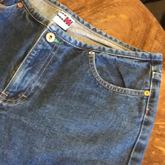 Vintage y2k low rise no waistband look fit Tommy Hilfiger jeans size 11 - Picture 2 of 7